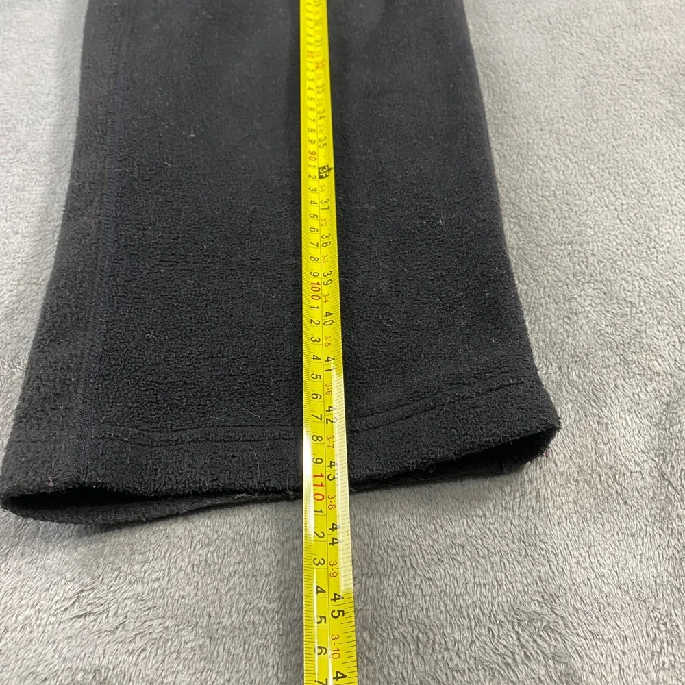 J. Crew Black Fleece Sweatpants Baggy Zipper Pockets Elastic Waist Size‎ M